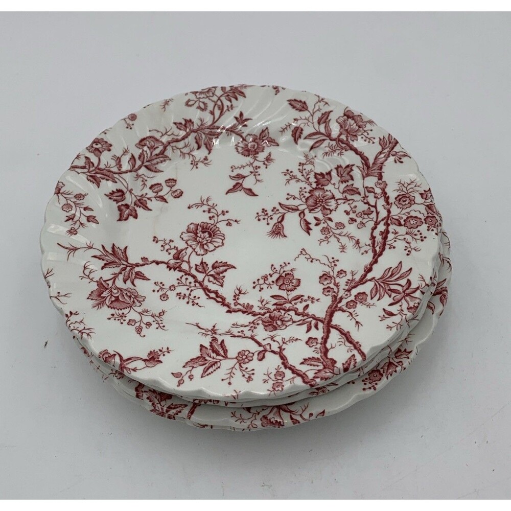 Johnson Brothers Old Bradbury Pink Bread Plate